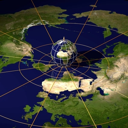 Example of the Stereographic Projection